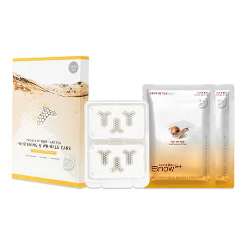 Патчи и маска для лица Snow2+ Facial Eye Zone Care for Whitening and Wrinkle care в Улыбка Радуги