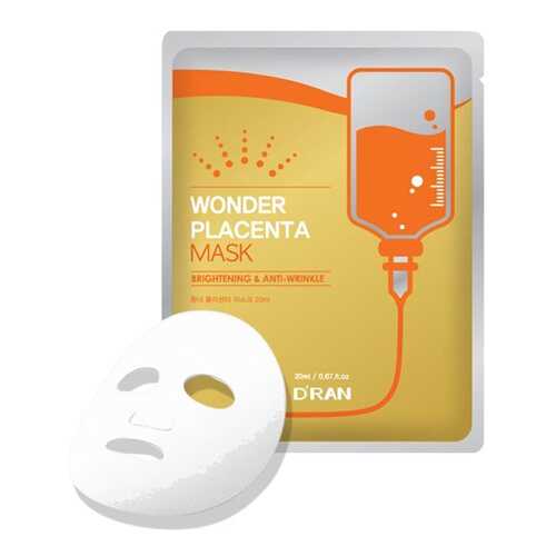 Плацентарная чудо маска DRAN Wonder Placenta Mask 1 шт в Улыбка Радуги