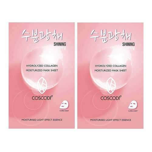 Тканевая маска COSCODI MOISTURE SHINING MASK SHEET 2 шт. в Улыбка Радуги