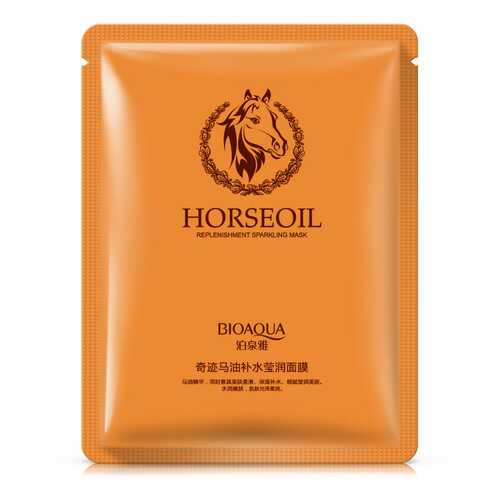 Увлажняющая маска BioAqua с лошадиным маслом Horseoil, 30 гр. в Улыбка Радуги