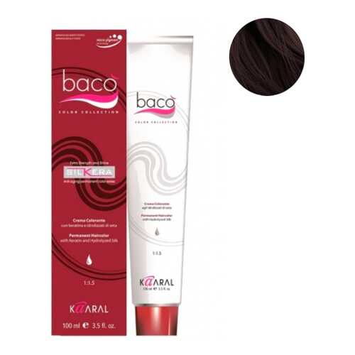 Краска для волос Kaaral Baco Color 4.01 Натуральный каштановый пепельный 100 мл в Улыбка Радуги