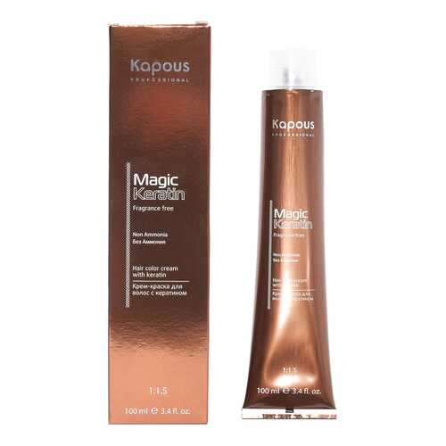 Краска для волос Kapous Professional Magic Keratin Non Ammonia 012 Бежевый холодный 100 мл в Улыбка Радуги