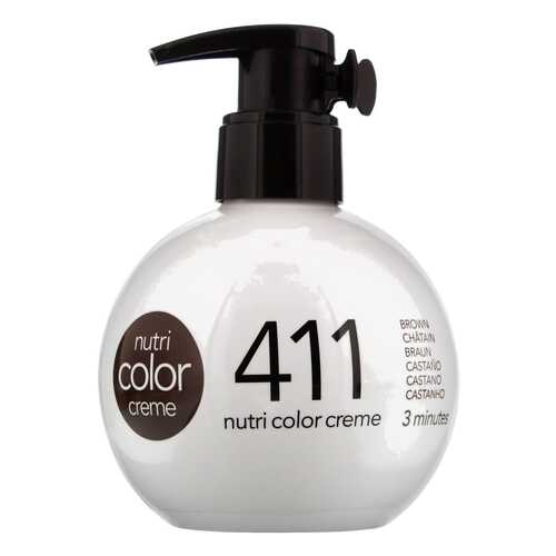 Краска для волос Revlon Professional Nutri Color Creme 411 Коричневый 270 мл в Улыбка Радуги