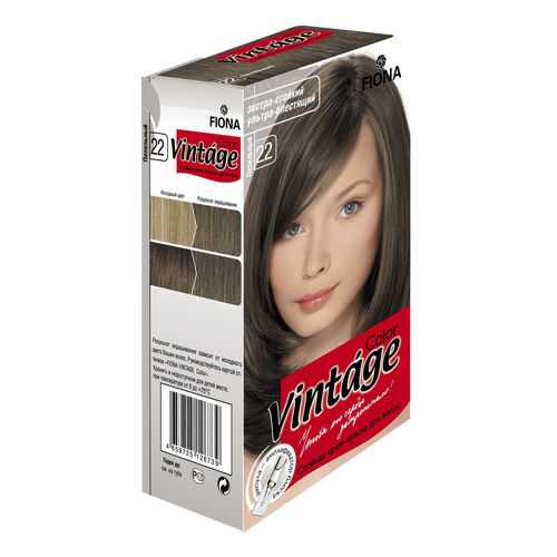 Крем краска FIONA Vintage Color тон 22 пепельный в Улыбка Радуги