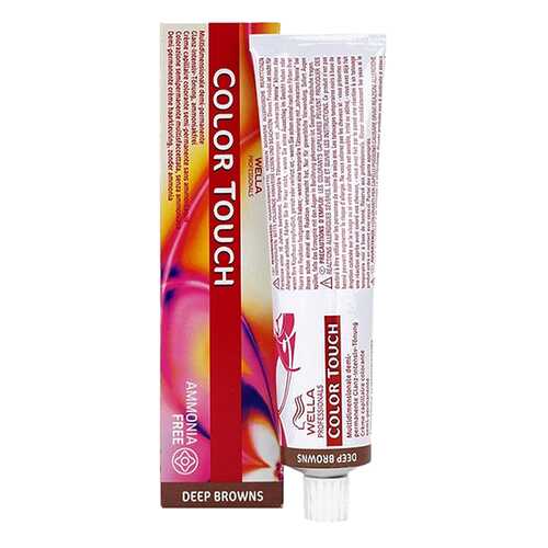 Тонирующая крем-краска Wella Color Touch без аммиака 7/71 Янтарная куница 60мл в Улыбка Радуги