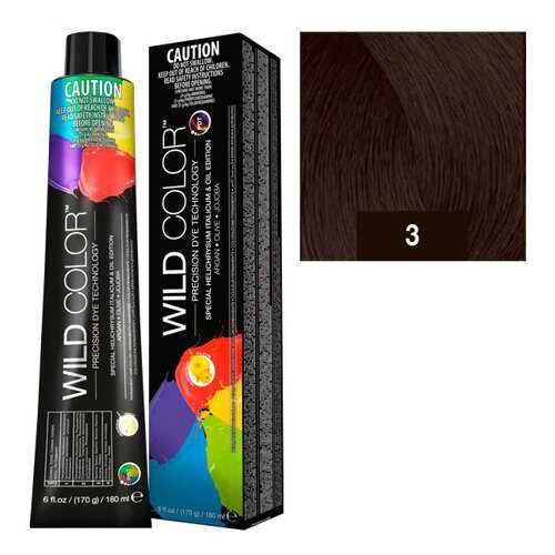Wildcolor - Стойкая крем-краска Permanent Hair Color 3N/G Темно-коричневый 180 мл в Улыбка Радуги