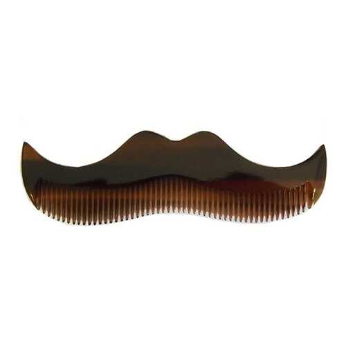 Расческа для усов Morgans Pomade Moustache Comb Amber в Улыбка Радуги