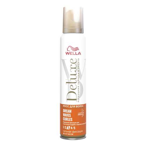 Мусс для волос Wella Deluxe Dream Waves Curls сильная фиксация 200 мл в Улыбка Радуги