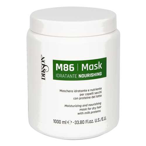 Маска для сухих волос MASK NOURISHING M86 с протеинами молока 1000 мл в Улыбка Радуги