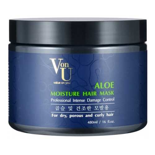 Маска для волос Richenna Von-U Aloe Moisture 480 мл в Улыбка Радуги