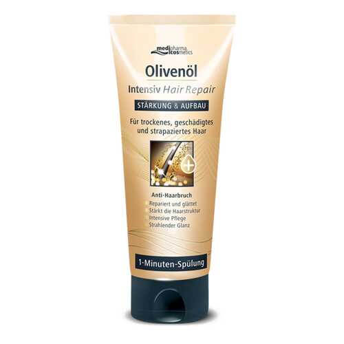 Ополаскиватель для восстановления волос medipharma cosmetics Olivenol Intensiv, 200 мл в Улыбка Радуги
