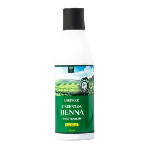 Шампунь Deoproce Green Tea Henna Pure Refresh 200 мл в Улыбка Радуги