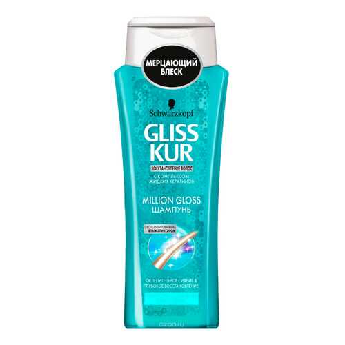 Шампунь GLISS KUR Million Gloss 250 мл в Улыбка Радуги