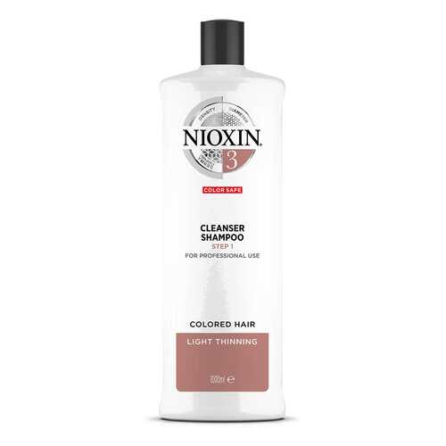 Шампунь Nioxin Cleanser System 3 1000 мл в Улыбка Радуги