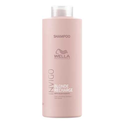 Шампунь Wella Professionals INVIGO Blonde Recharge 1 л в Улыбка Радуги
