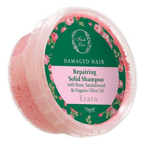 Твердый шампунь FRESH LINE Erato Repairing Solid Shampoo, розовый в Улыбка Радуги